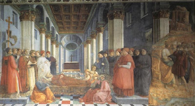 Fra Filippo Lippi The Celebration of the Relics of St Stephen and Part of the Martyrdom of St Stefano Spain oil painting art